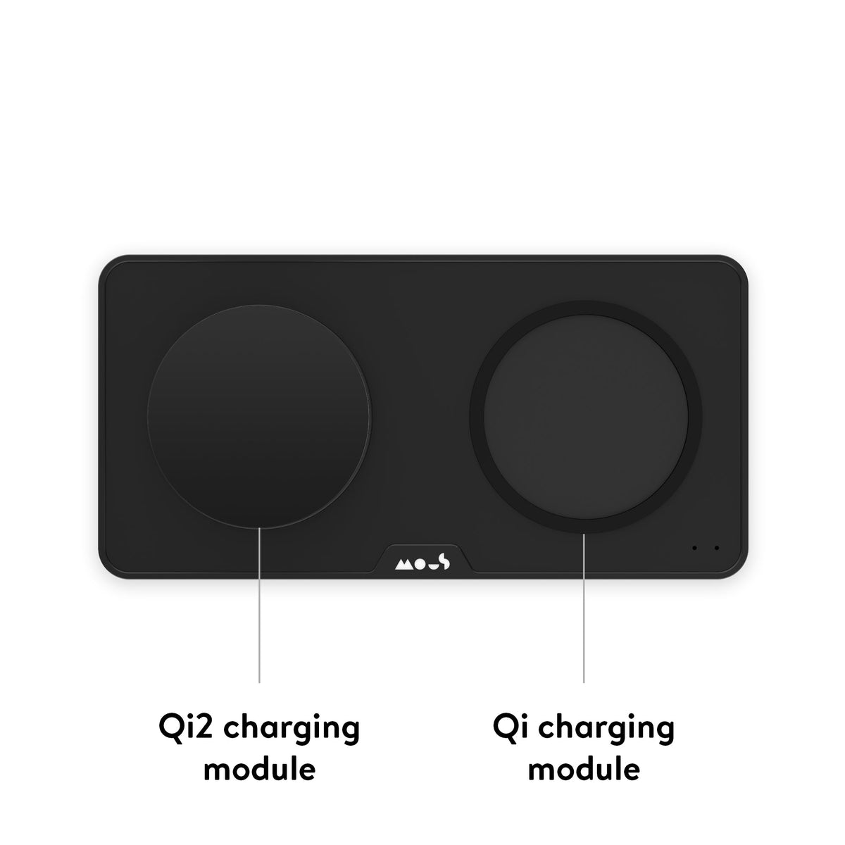 Matte Black Wireless Charging Station
