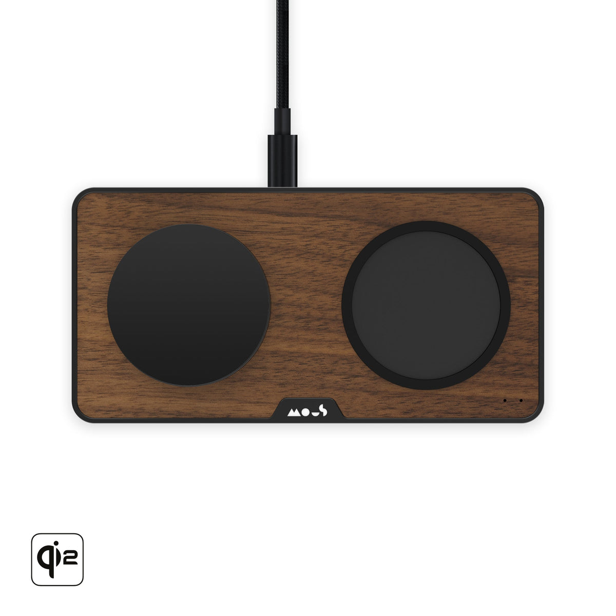 Walnut Wireless Charging Station