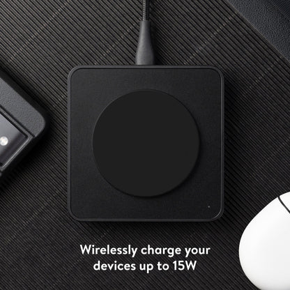 Matte Black Wireless Charging Pad